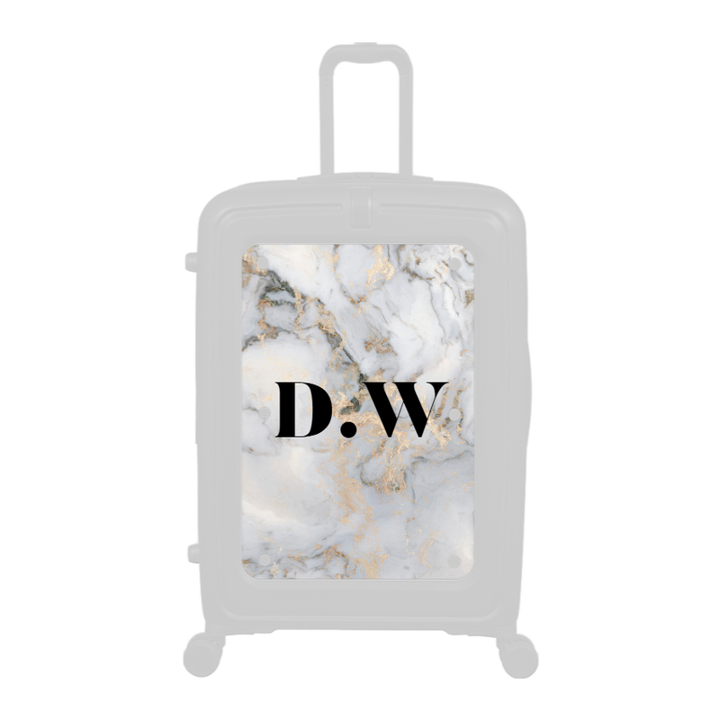 Modify - Personalised Panel (Grey Gold Marble - Initials)