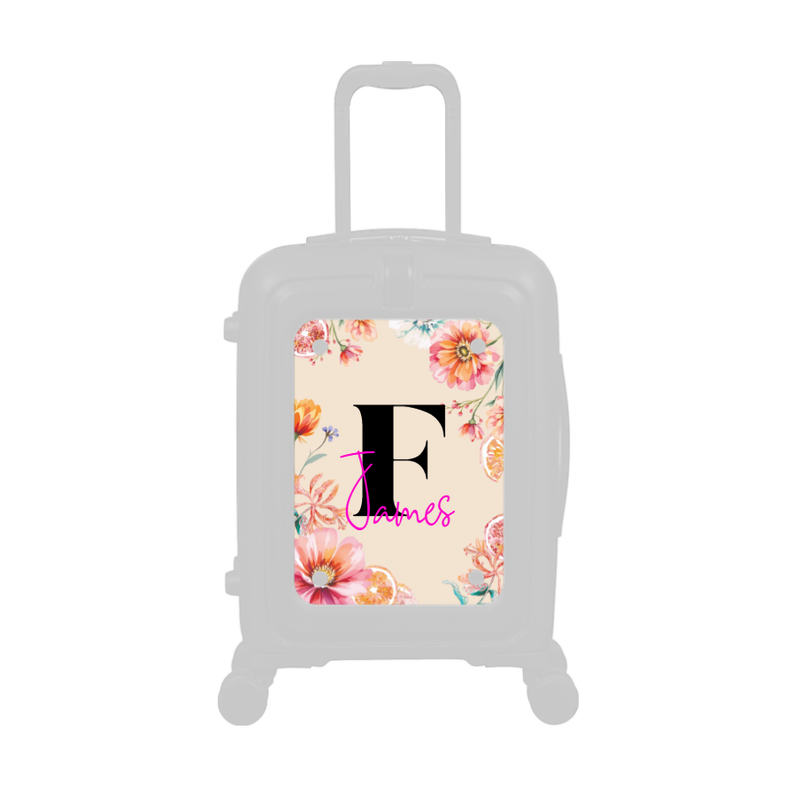 Modify - Personalised Panel (Summer Flowers - Letter & Name)