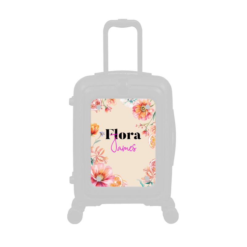 Modify - Personalised Panel (Summer Flowers - Double Name)
