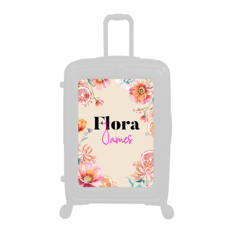 Modify - Personalised Panel (Summer Flowers - Double Name)