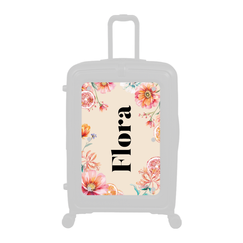 Modify - Personalised Panel (Summer Flowers - Side Name)