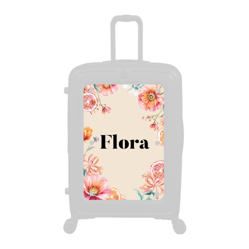 Modify - Personalised Panel (Summer Flowers - Name)
