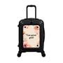 Modify - Suitcase with Personalised Panel (Summer Flowers - Quote)