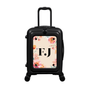Modify - Suitcase with Personalised Panel (Summer Flowers - Initials)