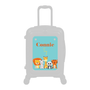 Modify - Personalised Panel (Kids Zoo Animals - Double Name)