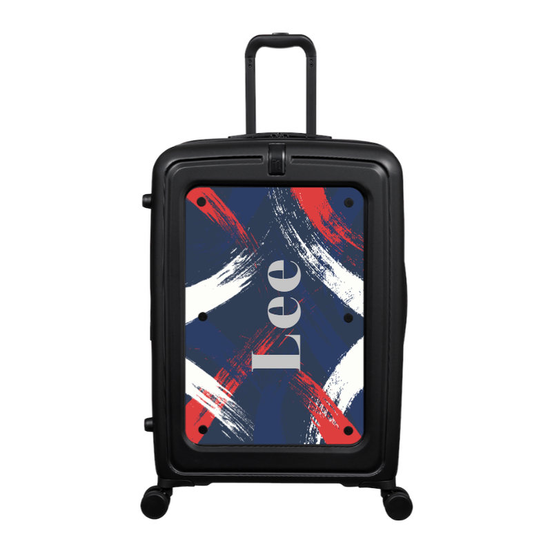 Modify - Suitcase with Personalised Panel (Brush Strokes - Side Name)