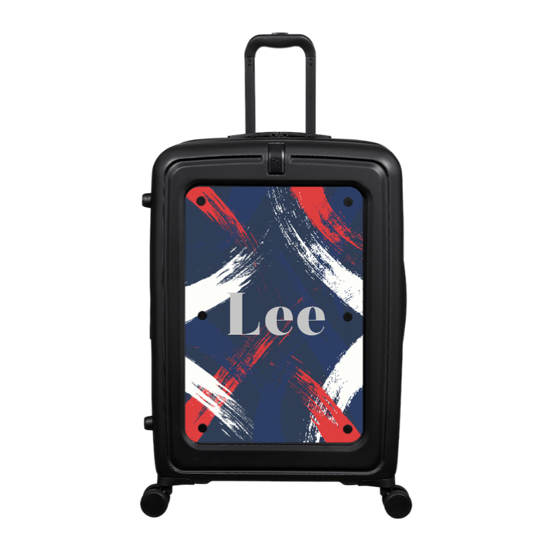 Modify - Suitcase with Personalised Panel (Brush Strokes - Name)