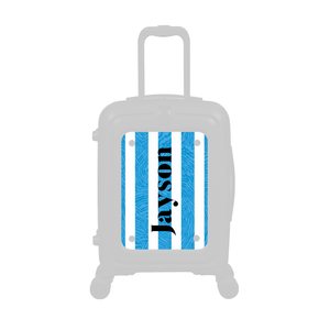 Modify - Personalised Panel (Blue Stripe Shirt - Side Name)