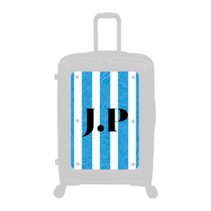 Modify - Personalised Panel (Blue Stripe Shirt - Initials)