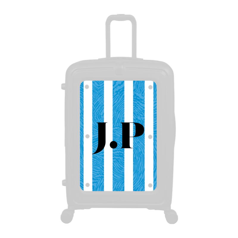Modify - Personalised Panel (Blue Stripe Shirt - Initials)