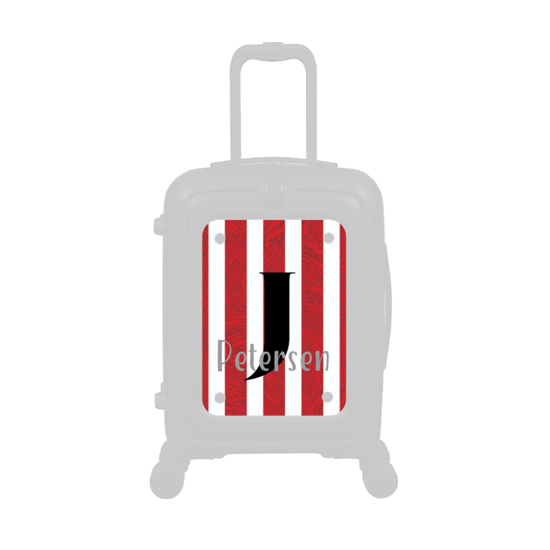 Modify - Personalised Panel (Red Stripe Shirt - Letter & Name)