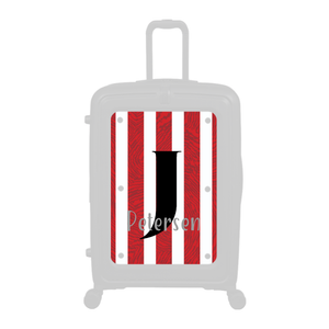 Modify - Personalised Panel (Red Stripe Shirt - Letter & Name)
