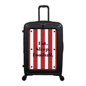 Modify - Suitcase with Personalised Panel (Red Stripe Shirt - Quote)