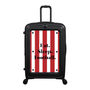 Modify - Suitcase with Personalised Panel (Red Stripe Shirt - Quote)