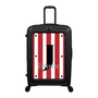 Modify - Suitcase with Personalised Panel (Red Stripe Shirt - Letter & Name)