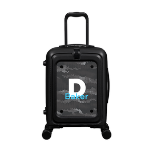 Modify - Suitcase with Personalised Panel (Hexagon Camo - Letter & Name)