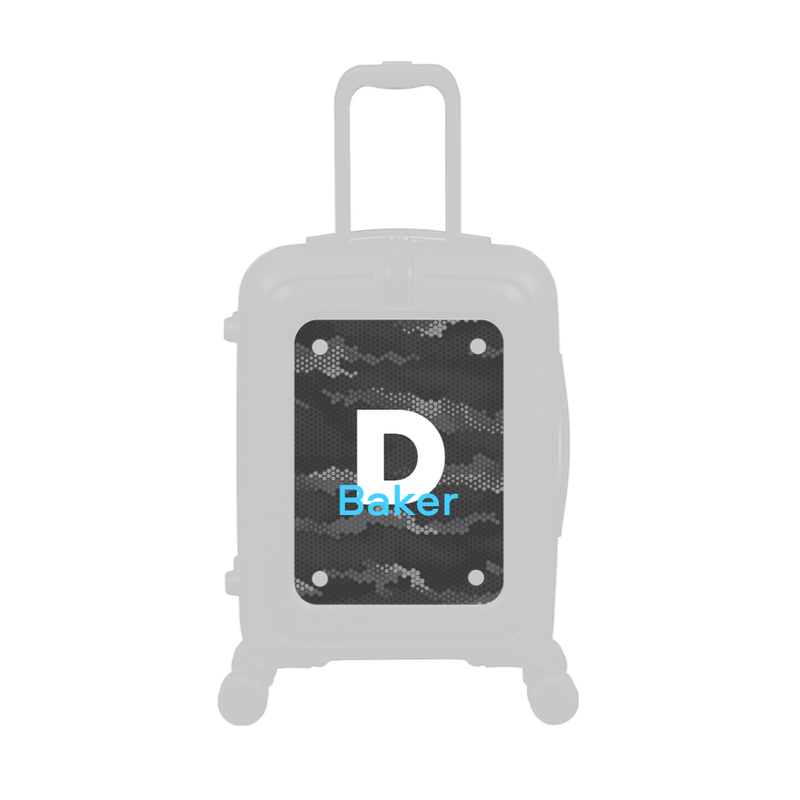 Modify - Personalised Panel (Hexagon Camo - Letter & Name)