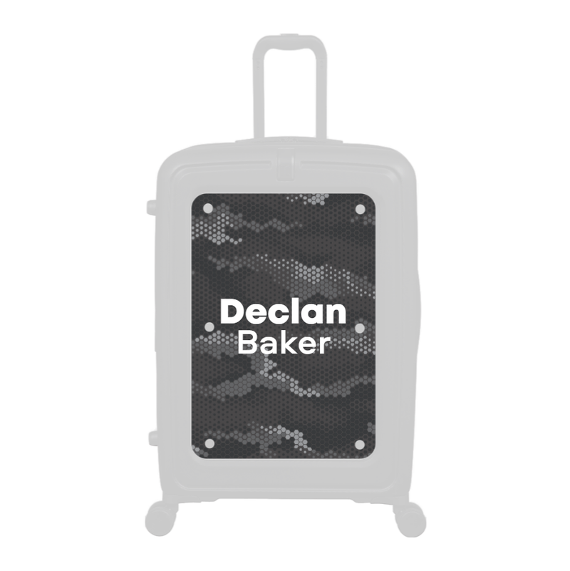 Modify - Personalised Panel (Hexagon Camo - Double Name)