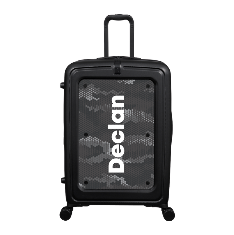Modify - Suitcase with Personalised Panel (Hexagon Camo - Side Name)