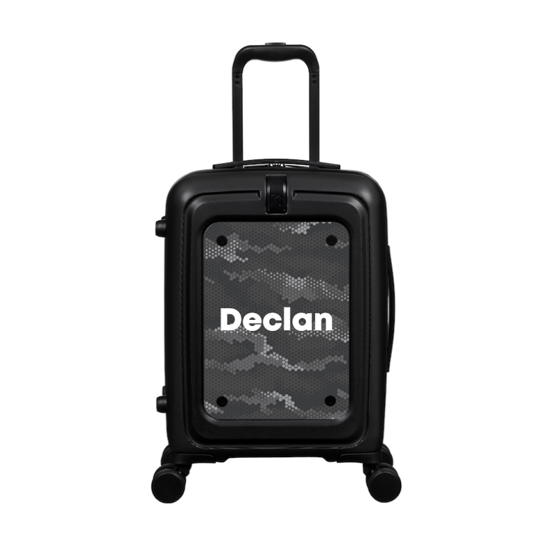 Modify - Suitcase with Personalised Panel (Hexagon Camo - Name)