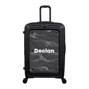 Modify - Suitcase with Personalised Panel (Hexagon Camo - Name)