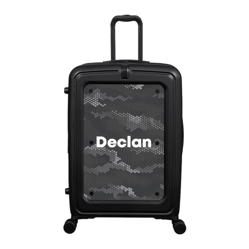 Modify - Suitcase with Personalised Panel (Hexagon Camo - Name)