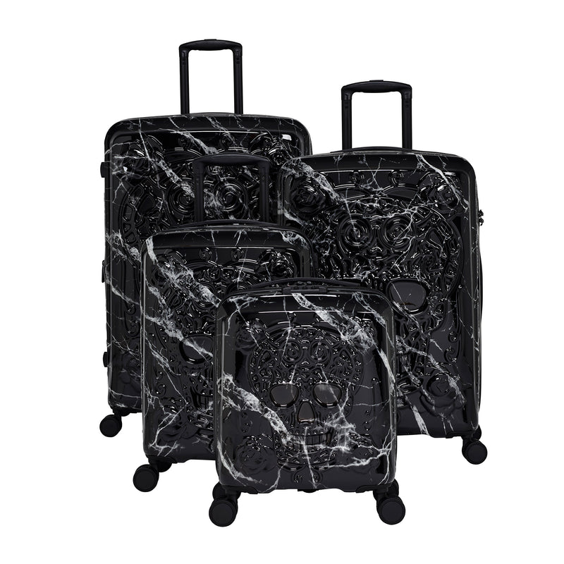 Candy Calavera - 4pc Set (Black Marble)